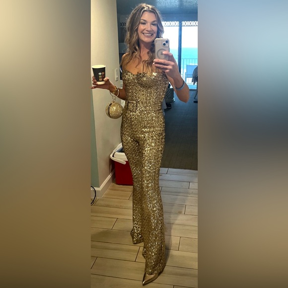 Nadine Merabi Jumpsuit S/M 6 - Picture 3 of 4